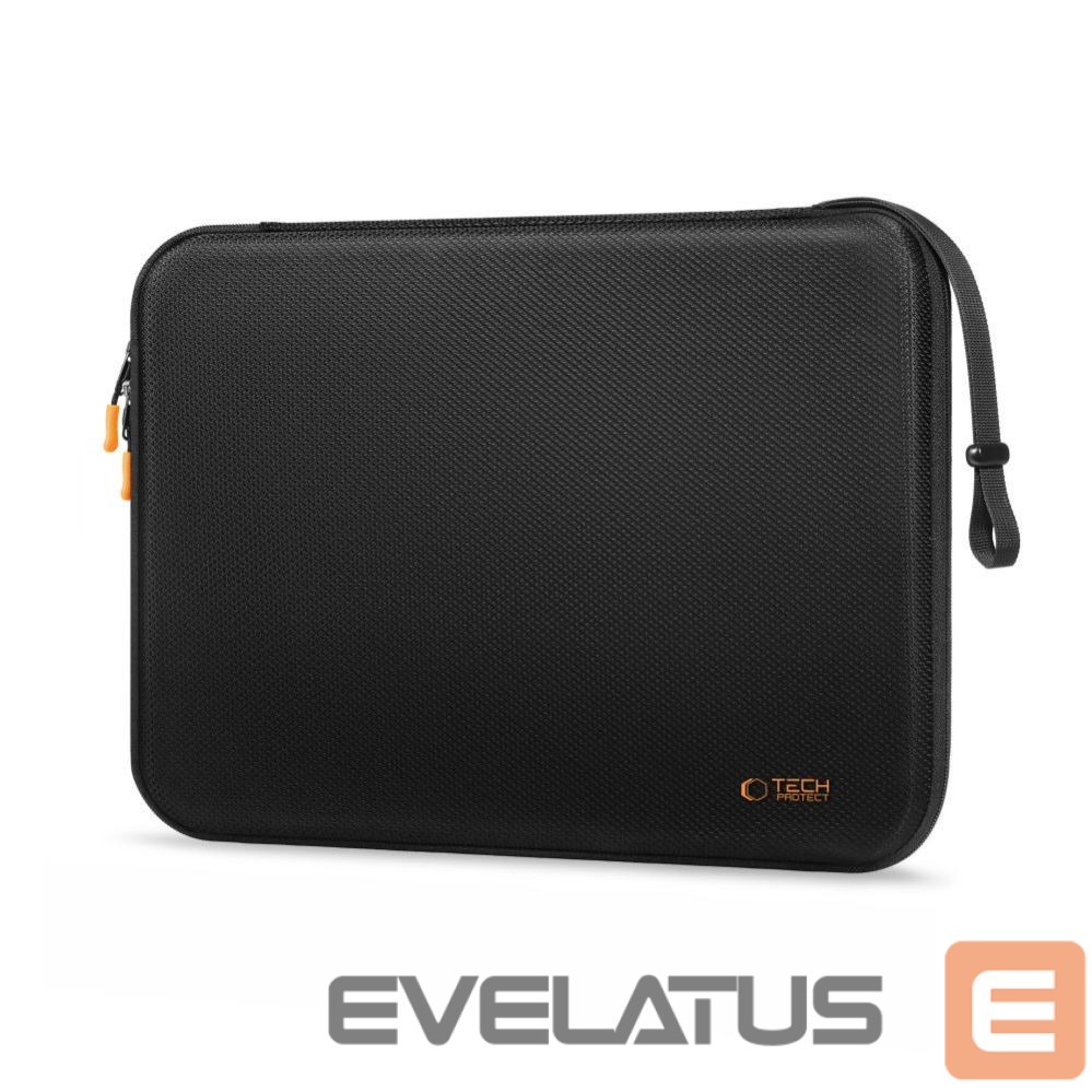 Muud kaubad Tech-Protect Tech-Protect Hardpouch for 15-16 Laptops - Black and Orange