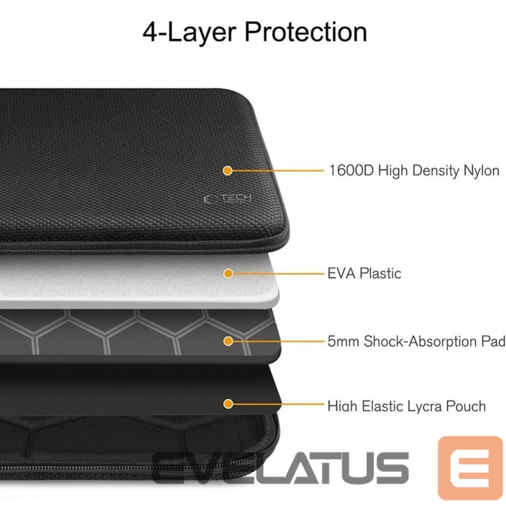 Muud kaubad Tech-Protect Tech-Protect Hardpouch Case for 15-16 Laptop - Black
