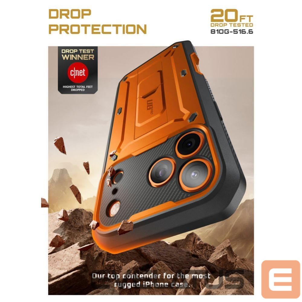 Muud kaubad Supcase Supcase Unicorn Beetle Pro Case for iPhone 17 Pro Max - Orange