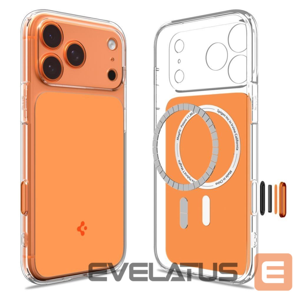 Muud kaubad Spigen Spigen Thin Fit MagSafe Case for iPhone 17 Pro Max - Clear Orange
