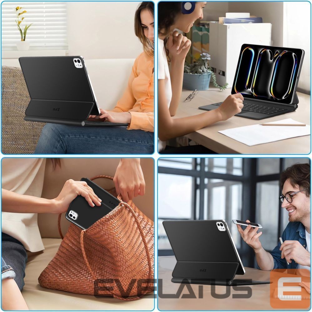 Muud kaubad Tech-Protect Tech-Protect SmartCase Magnetic for iPad Pro 11” 5/6 2024-2025 - Black