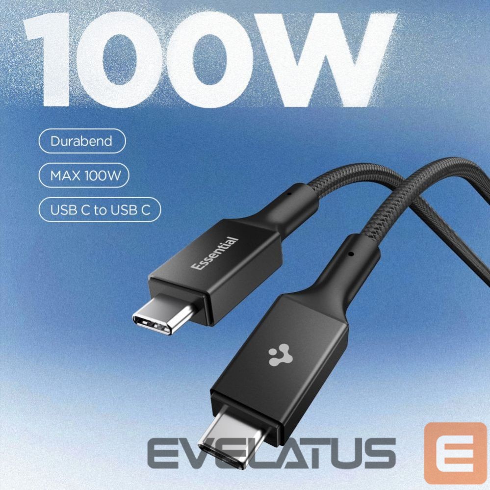Muud kaubad Spigen Spigen EB10010CC 100W 100 cm Cable - Black