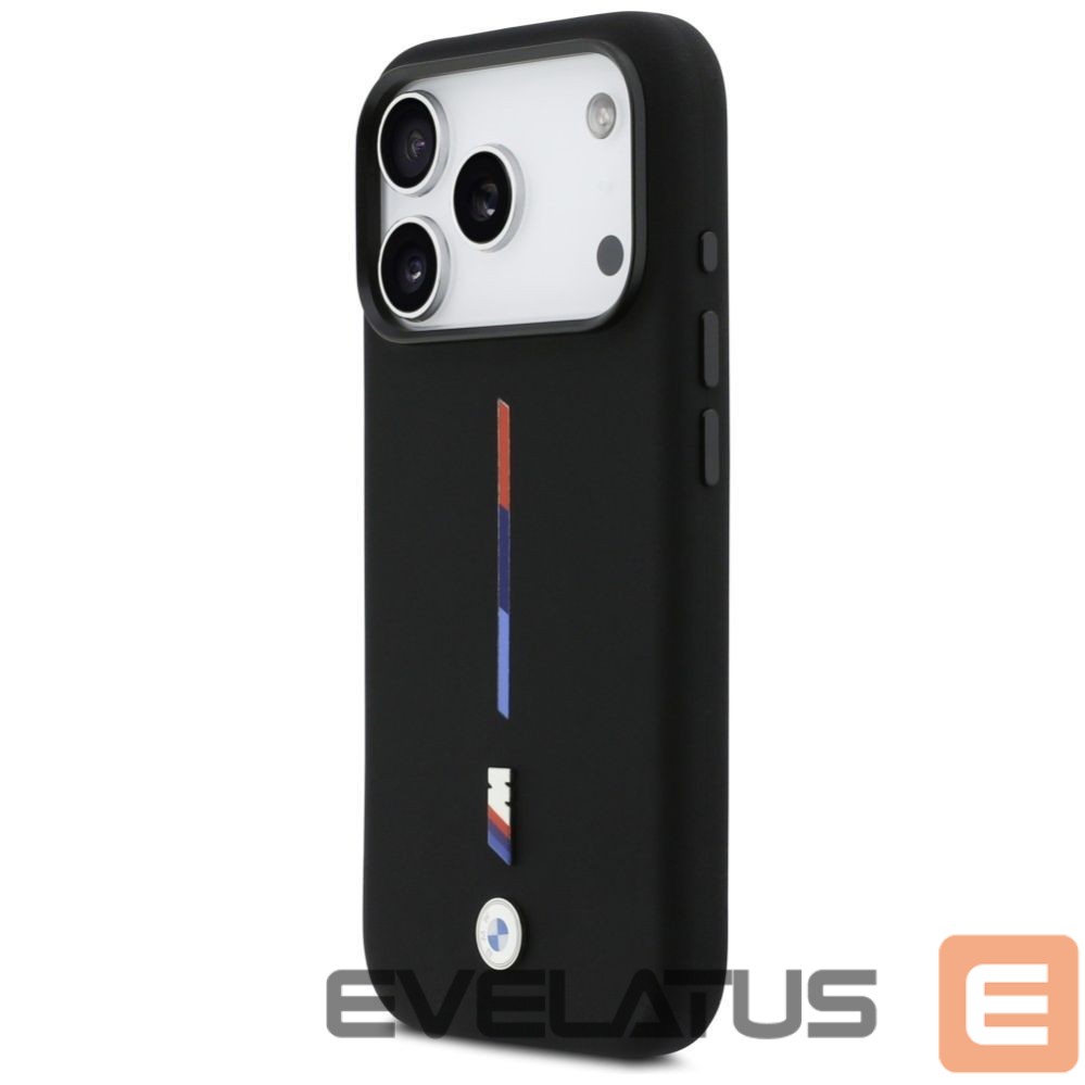 Muud kaubad BMW BMW M Silicon Tricolor Line MagSafe Case for iPhone 17 Pro - Black
