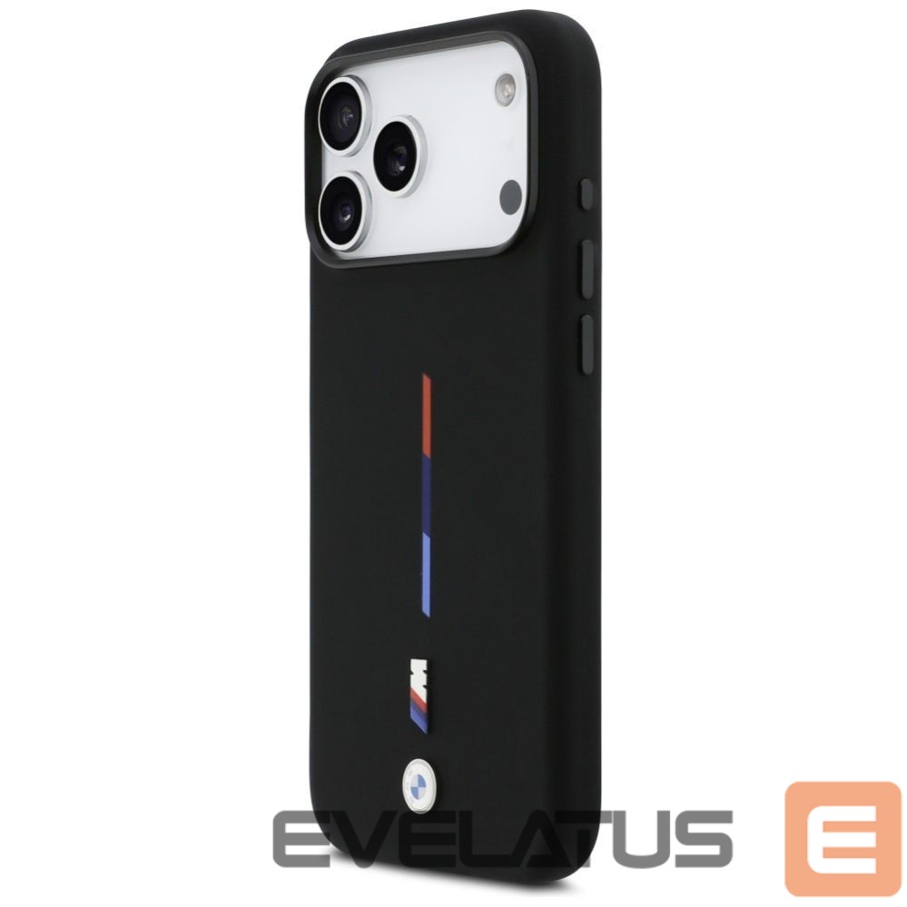 Muud kaubad BMW BMW M Silicon Tricolor Line MagSafe Case for iPhone 17 Pro Max - Black