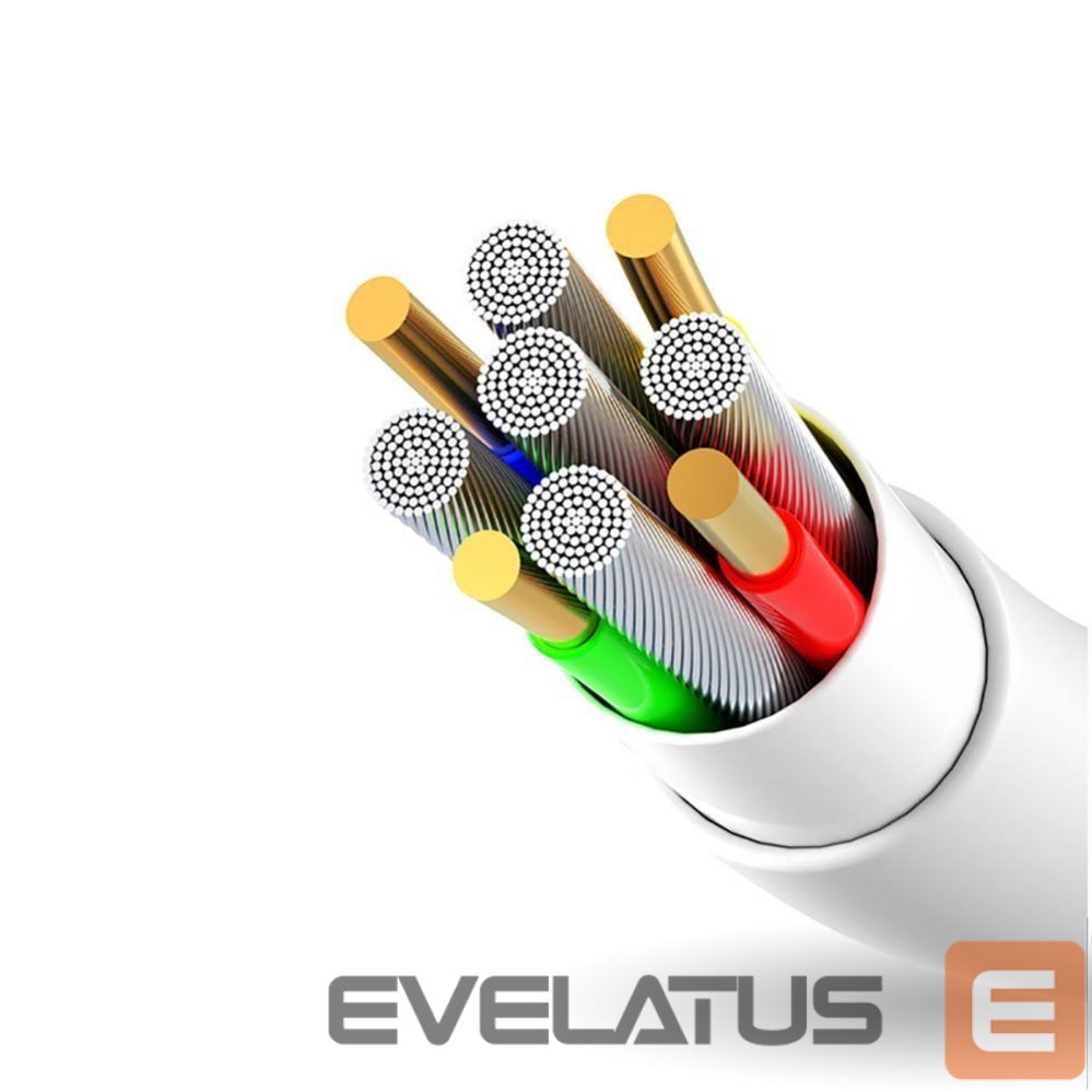 Kaabel Dudao Dudao cable USB / Lightning 3A 1m white (L1L white)
