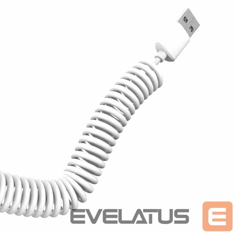 Adaptrid Dudao Dudao car kit charger 2x USB 2.4A + cable USB 3in1 Lightning / Type C / micro USB cable white (R7 white)
