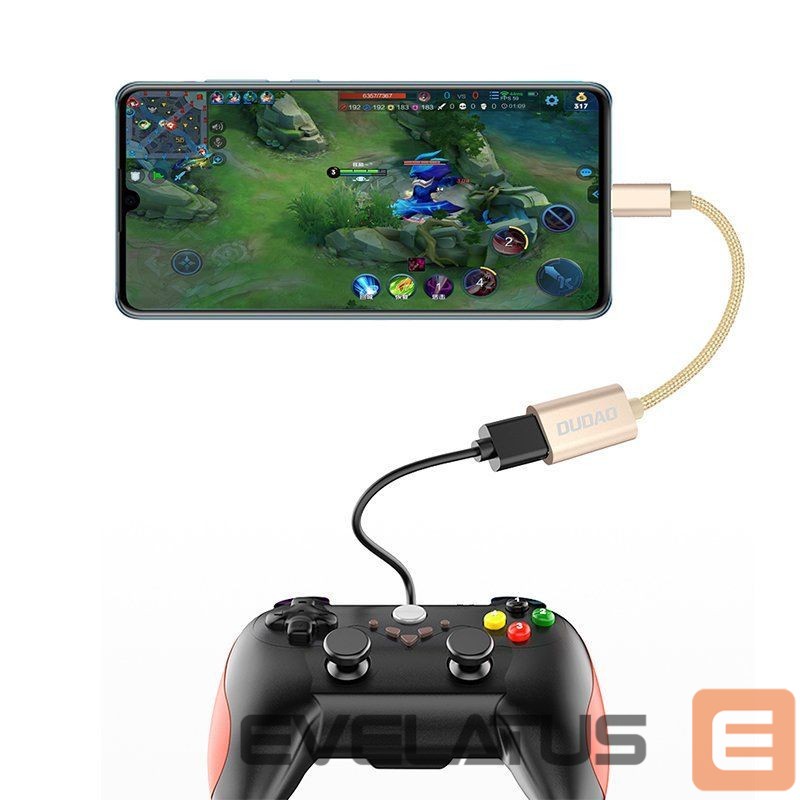 Kaabel Dudao Dudao adapter cable OTG USB 2.0 to USB Type C gray (L15T)