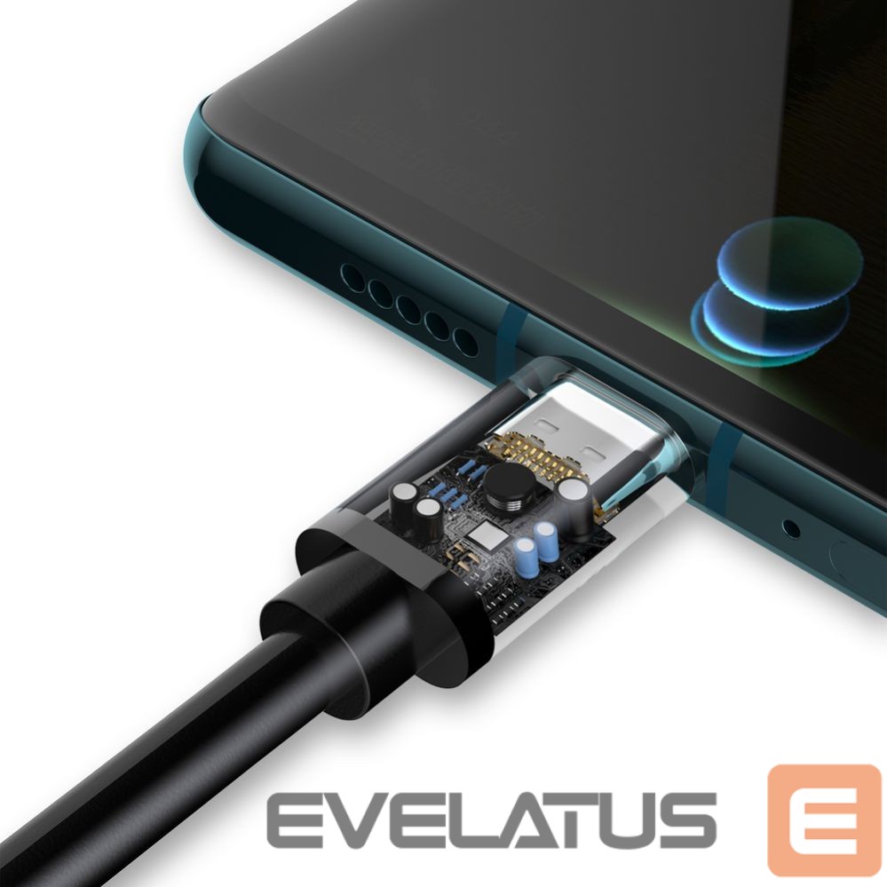 Kaabel Dudao Dudao cable USB cable - USB Type C Super Fast Charge 1 m black (L5G-Black)
