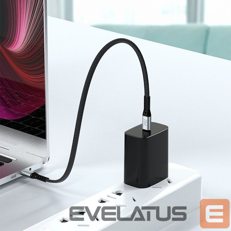 Kaabel Dudao Dudao L10C USB-C - USB-C PD cable 100W 5A 0.23m - black