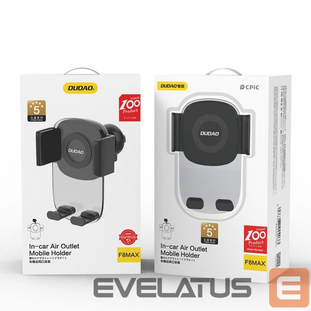 Automaatne hoidja Dudao Dudao F8Max Gravity Car Mount (F8Max)