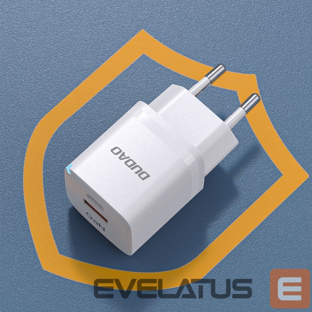 Adaptrid Dudao Wall charger GaN 33W PPS USB C/USB Dudao A13Pro - white