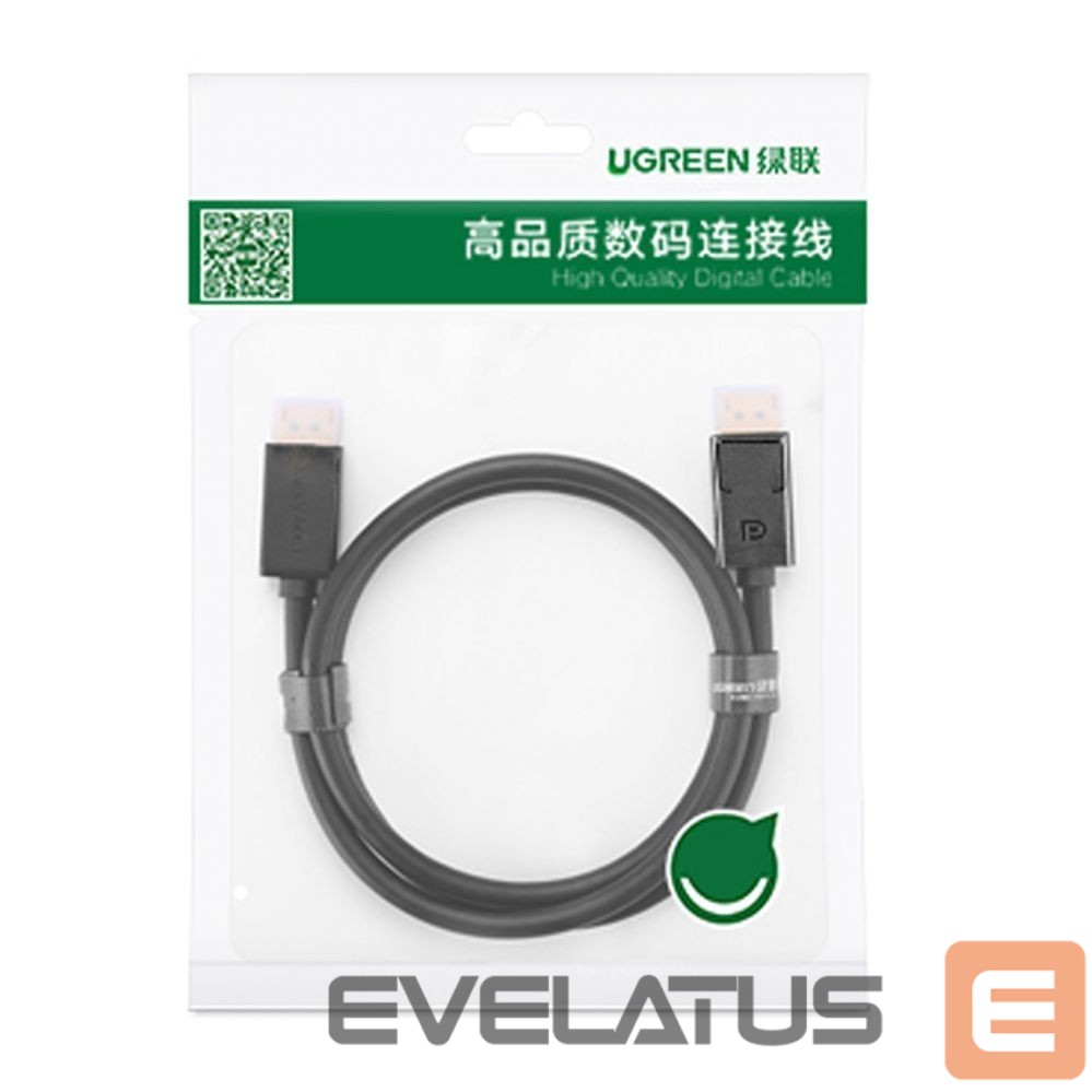 Kaabel Ugreen Ugreen DP102 10212 DisplayPort 1.2 4K / DisplayPort 1.2 4K Cable 3m - Black
