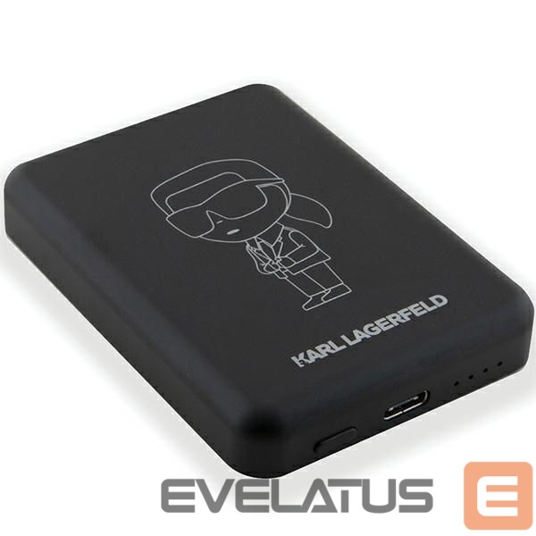 Muu telefoni lisavarustus Karl Lagerfeld Karl Lagerfeld NFT Outline Ikonik MagSafe 5000mAh induction power bank - black