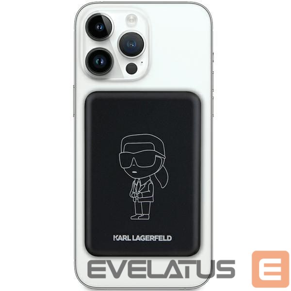 Muu telefoni lisavarustus Karl Lagerfeld Karl Lagerfeld NFT Outline Ikonik MagSafe 5000mAh induction power bank - black