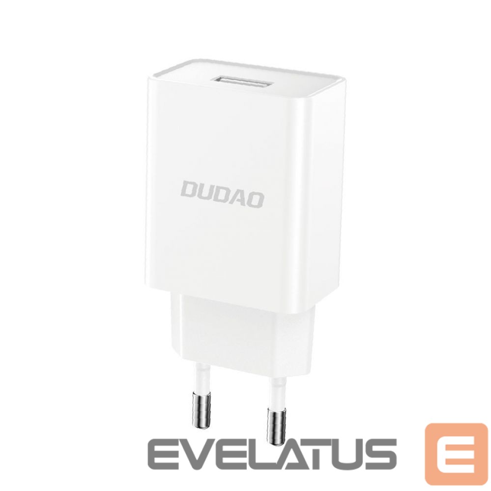 Adaptrid Dudao Dudao A4EU USB-A 2.1A wall charger - white + USB-A - USB-C cable