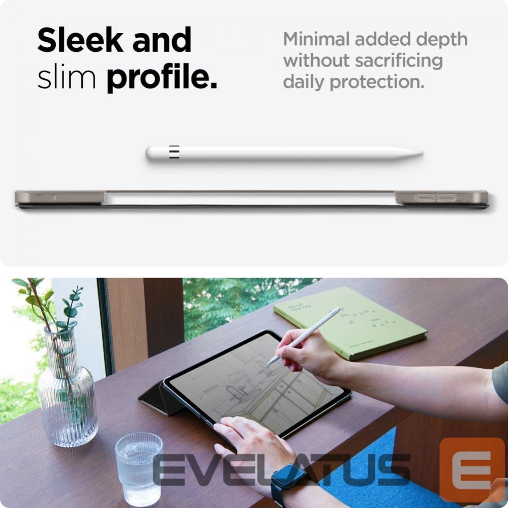 Tagakaaned Spigen Spigen Smart Fold iPad Pro 13" 2024 Case - Black