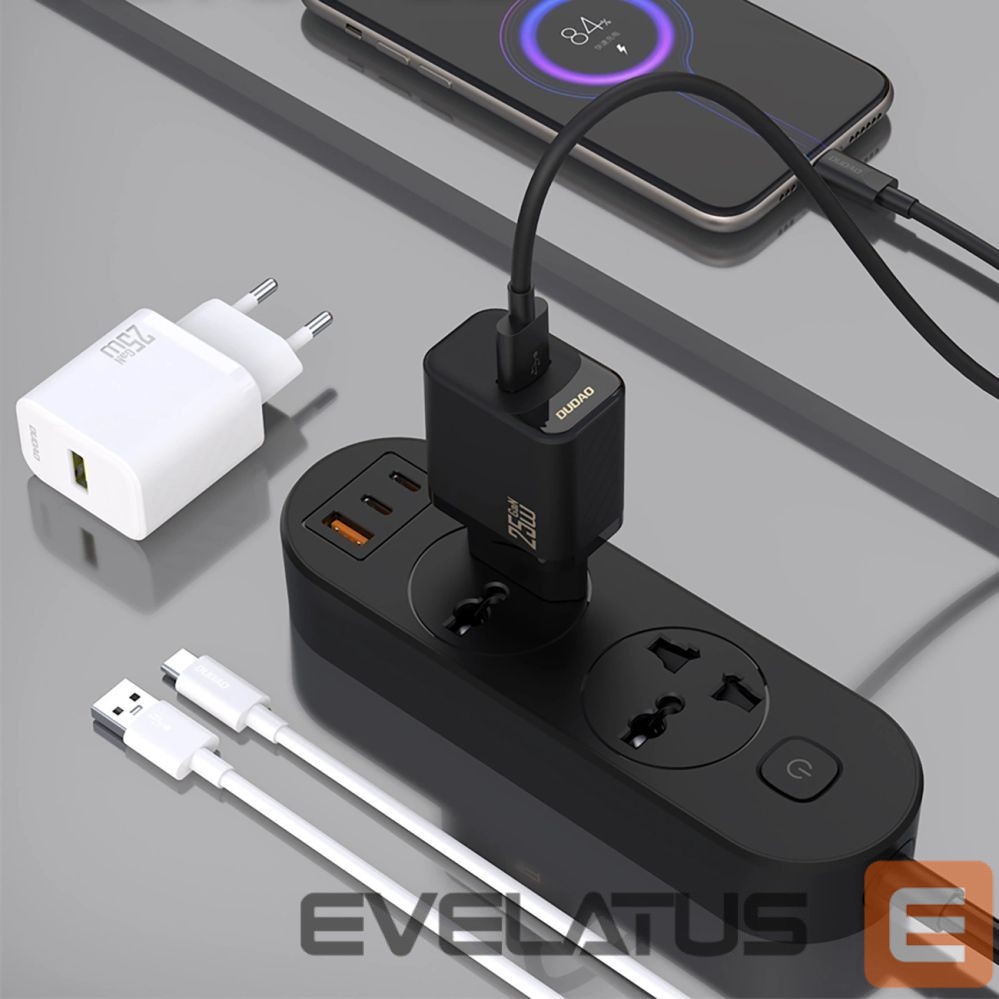 Adaptrid Dudao Dudao A27S 25W GaN USB-A Charger - White