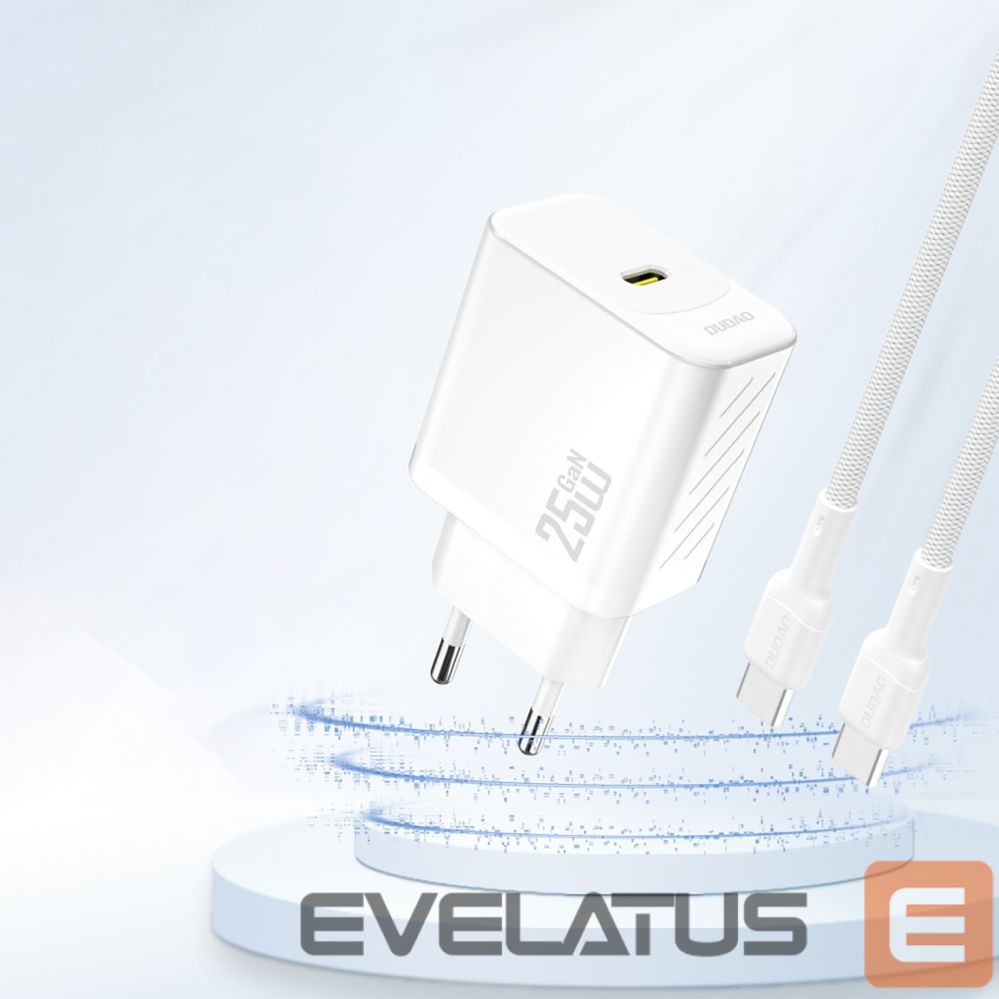Adaptrid Dudao Dudao A27 25W GaN USB-C Wall Charger - White