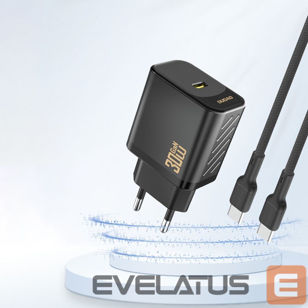 Adaptrid Dudao Dudao A27P 30W PD GaN USB-C Wall Charger - Black