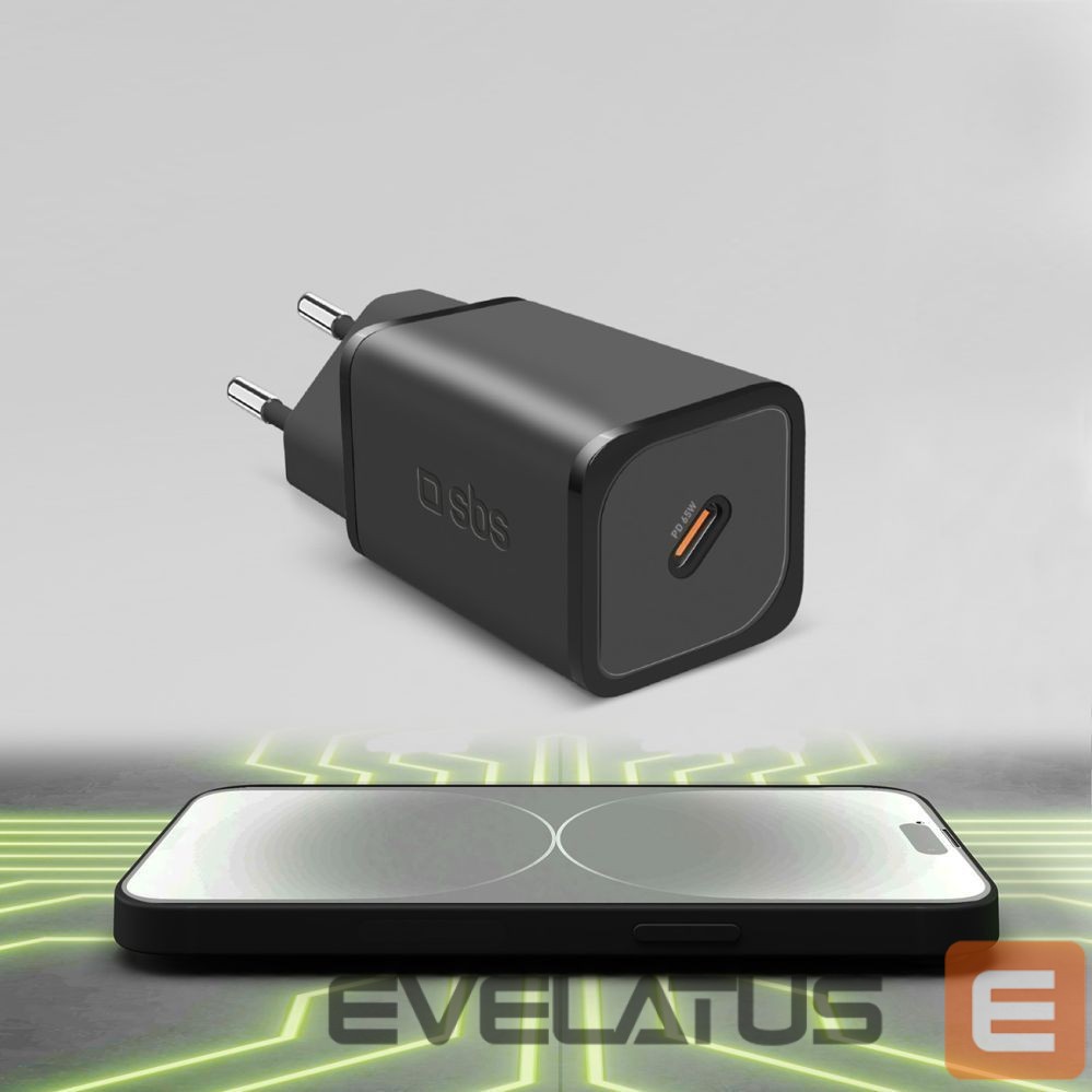 Adaptrid SBS SBS TETRGAN1C65W 65W GaN Power Delivery Charger - Black