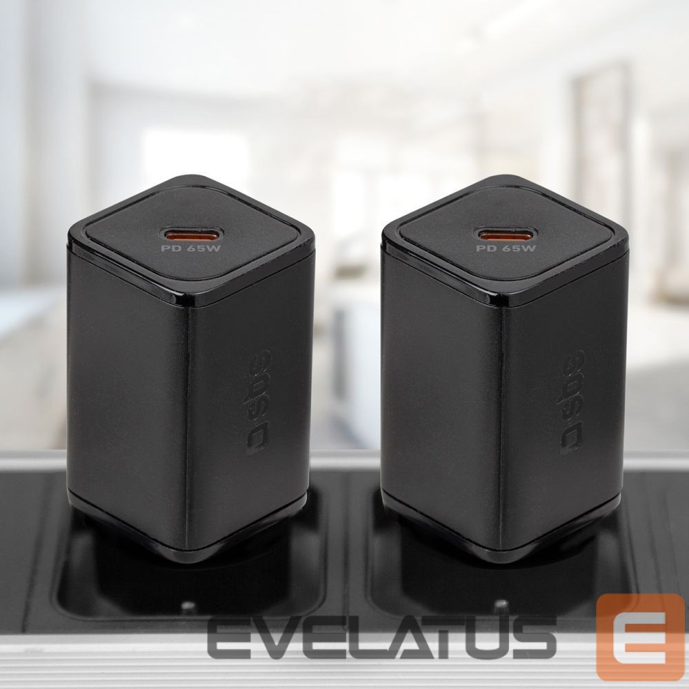 Adaptrid SBS SBS TETRGAN1C65W 65W GaN Power Delivery Charger - Black