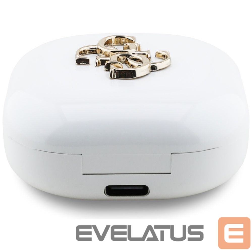 Juhtmevabad kõrvaklapid Guess Wireless earphones TWS Guess 4G Metal Logo white