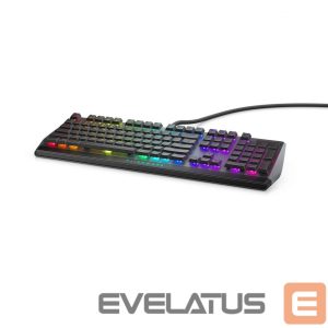 Arvuti klaviatuur Dell  AW510K Mechanical Gaming Keyboard, RGB LED light, EN, Dark Gray, Wired 