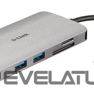 Ruuterid D-link  8-in-1 USB-C Hub with HDMI/Ethernet/Card Reader/Power Delivery DUB-M810	 0.15 m 