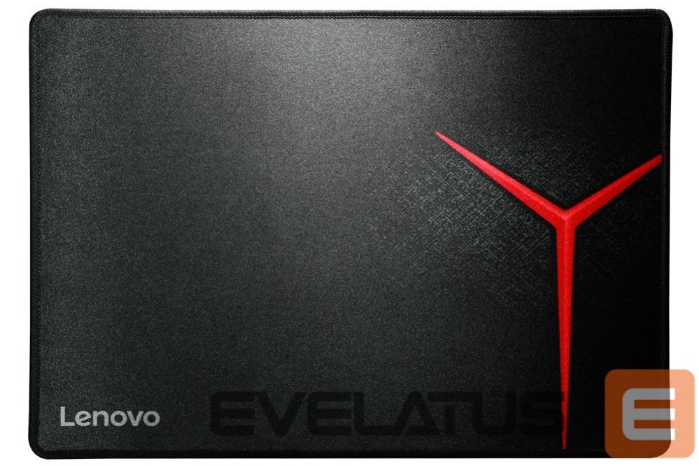 Arvutihiir Lenovo Y Black/Red, Microfibre, Gaming Mouse Pad, 350x250x3 mm