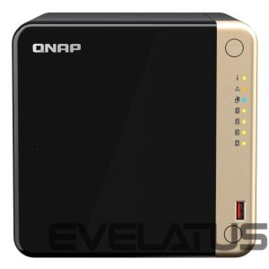 Mälupulk QNAP  TS-464-8G 4-Bay desktop NAS, Intel® Celeron® N5105/N5095 quad-core, 8 GB onboard not expandable, 4 x 3.5"/2.5" SATA 6Gb/s drive bays, 2 