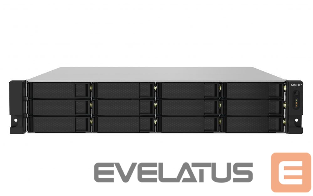 Mälupulk QNAP 12-Bay TS-1232PXU-RP-4G AL324 quad-core, Processor frequency 1.7 GHz, 4 GB, DDR4, 2x2.5 Gigabit Ethernet Port, 2 x 10GbE SFP+, 1xPCIe Slot, 4xUSB 3.2 Gen 1 port