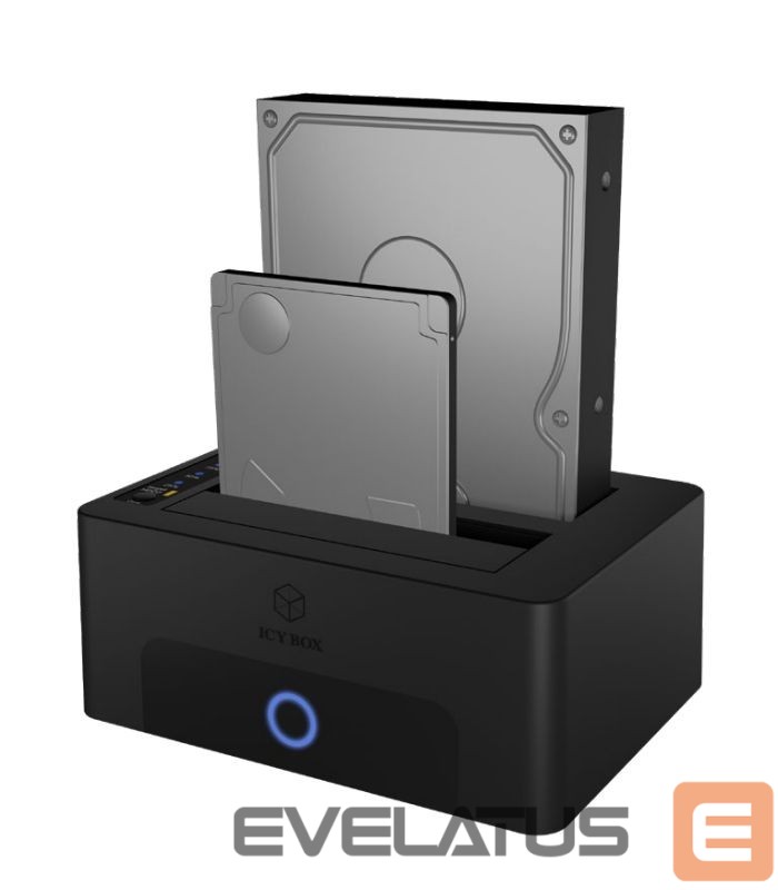 Muu arvutitarvik Raidsonic Icy Box IB-1232CL-U3 Dockingstation, 2x SATA 2,5" and/or 3,5" to 1x USB 3.2 Gen 1 Host + UASP