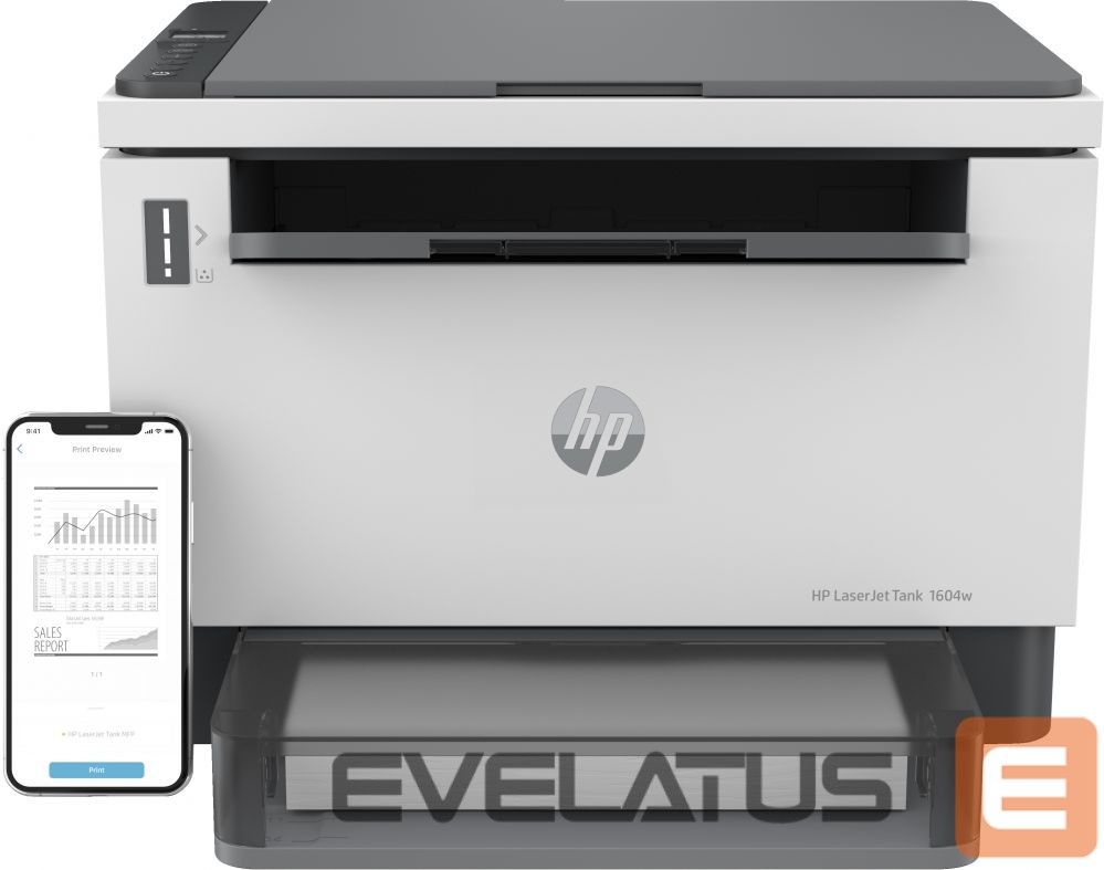Printerid HP HP LaserJet Tank MFP 1604W Printer