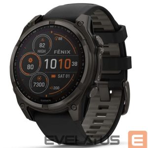 Nutikell Garmin  SMARTWATCH FENIX 8 SAPP. SOLAR/BLACK/GRAY 47 mm, 010-02906-11 