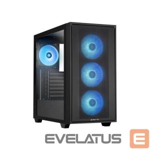 Arvuti korpus Chieftec  Case||HUNTER 3|MidiTower|Case product features Transparent panel|Not included|ATX|EATX|MicroATX|MiniITX|Colour Black|GS-03B-OP 