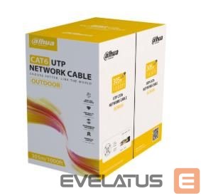 Võrgulülitid DAHUA  CABLE CAT6 UTP 305M BLACK/PFM920-6UN 