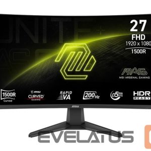Monitorid MSI  LCD Monitor||MAG 276CF E20|27"|Gaming/Curved|Panel VA|1920x1080|16:9|200 Hz|0.5 ms|MAG276CFE20 
