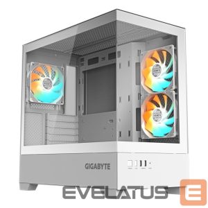 Arvuti korpus Gigabyte  Case||GB-C201PI|MidiTower|Case product features Rackmountable/Accessory/Transparent panel|Not included|MicroATX|MiniITX|Colour White|GB-C201PI 