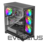 Arvuti korpus XILENCE  Case||ATX/micro ATX/Mini-ITX|Black|Midi Tower|PC|X818.ARGB 
