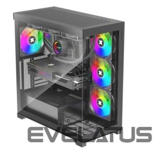 Arvuti korpus XILENCE  Case||ATX/micro ATX/Mini-ITX|Black|Midi Tower|PC|X818.ARGB 