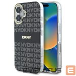 Muud kaubad DKNY  DKNY Repeat Texture Pattern With Stripe iPhone 16 Case - Black 