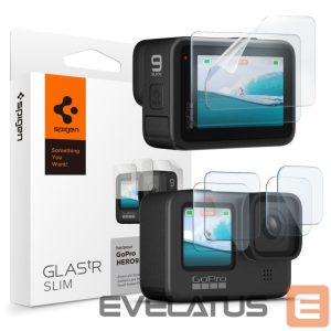 Muud kaubad Spigen  Spigen Glass.tR Slim Tempered Glass + Film 2-Set for GoPro Hero 9 / 10 / 11 / 12 - Transparent 