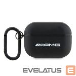 Muud kaubad Mercedes-Benz  AMG AMAP2SLWK AirPods Pro 2 (2022/2023) cover black/black Leather White Logo 