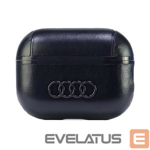 Muud kaubad Audi  Audi Leather Big Logo AirPods Pro 2 cover black/black AU-APP2-GT/D3-BK 