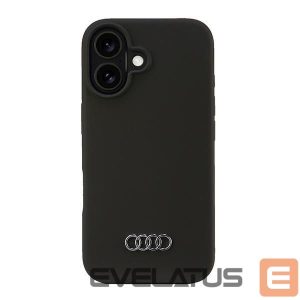 Muud kaubad Audi  Audi Silicone Case iPhone 16 6.1" black/black hardcase AU-LSRIP16-Q3/D1-BK 