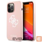 Muud kaubad Guess  Guess Silicone 4G Logo Case for iPhone 13 Pro Max 6.7" - Pink 