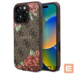 Muud kaubad Guess  Guess GUHMP16LP4ROPEMCW iPhone 16 Pro 6.3" brown/brown hardcase 4G Flowers Print MagSafe 