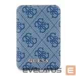 Muud kaubad Guess  Guess Powerbank inductive 15W GUPB5FP4EMGB 5000mAh blue/blue 4G Leather Metal Logo MagSafe 