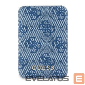 Muud kaubad Guess  Guess Powerbank inductive 15W GUPB5FP4EMGB 5000mAh blue/blue 4G Leather Metal Logo MagSafe 