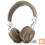 Adaptrid Guess  Guess Bluetooth ENC GUBH70PGTSPSW Brown Grained Classic Round Shape Headphones 